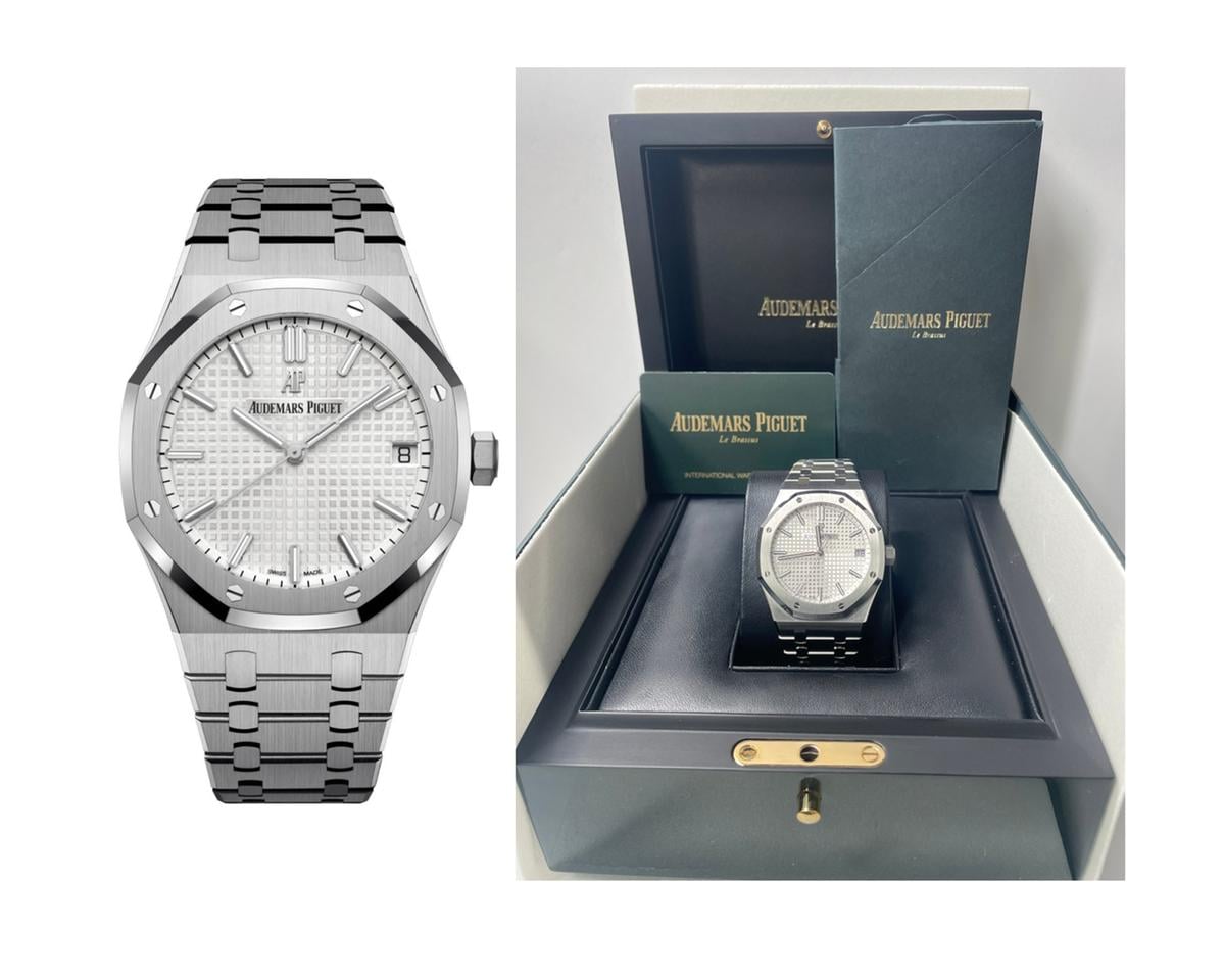 Audemars Piguet Royal Oak Selfwinding 41mm Stainless Steel Silver Dial - Image 6