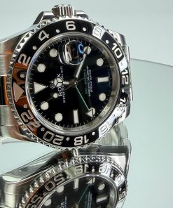 Alternative view of Rolex GMT-Master II 116710LN Black Ceramic 40mm Black Ceramic Bezel-Full Links