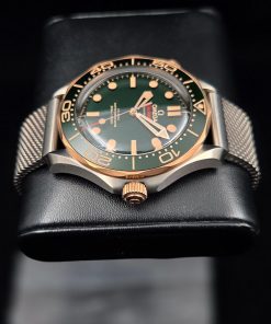 Alternative view of Omega Seamaster Diver 300 M Gold On Green Dial Full Set - 210.92.42.20.10.001