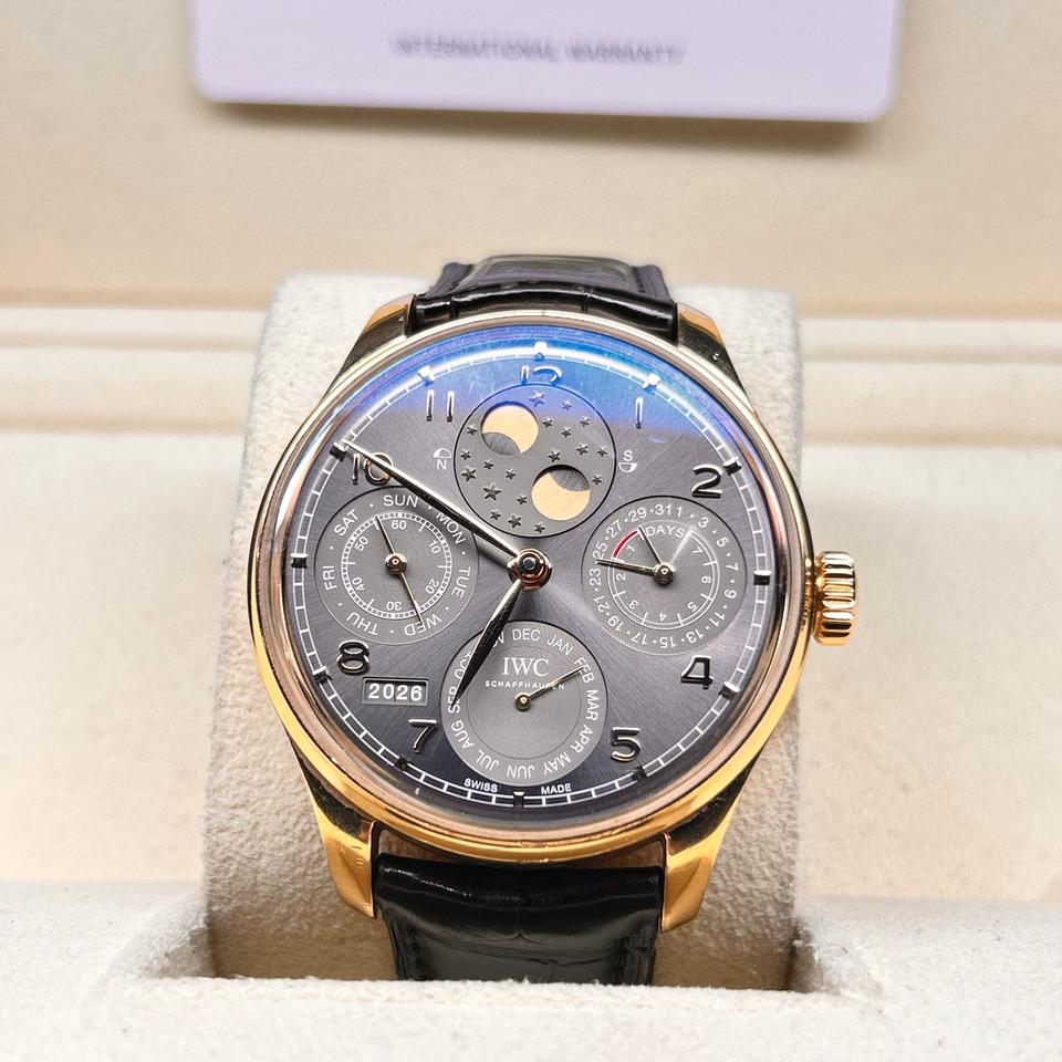 IWC Portuguese Perpetual Calendar Double Moon Phase IW503404