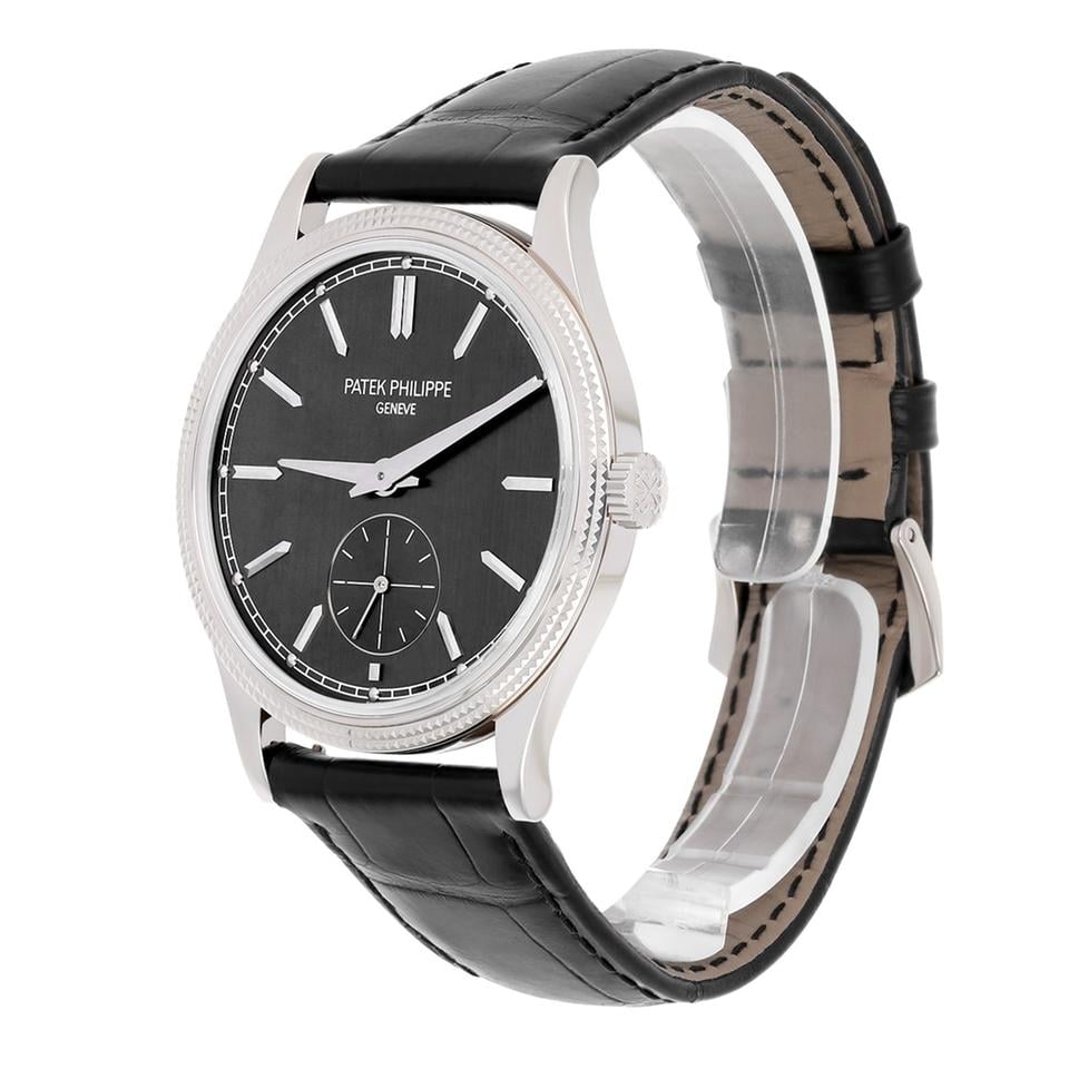 Patek Philippe Calatrava 6119G-001 White Gold Charcoal - Image 6