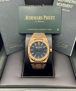 Audemars Piguet Royal Oak Selfwinding Blue Dial Rose Gold