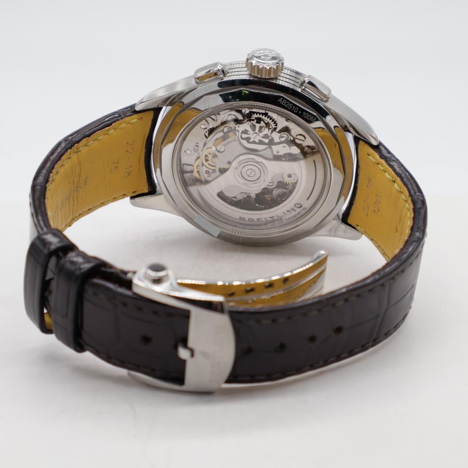Breitling Premier Datora B25 42 Brown/Copper Dial Steel AB2510201K1P1 Strap - Image 2
