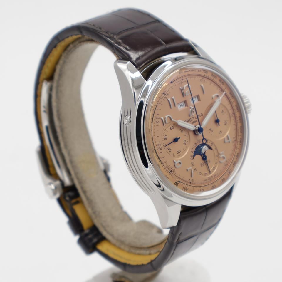 Breitling Premier Datora B25 42 Brown/Copper Dial Steel AB2510201K1P1 Strap - Image 3