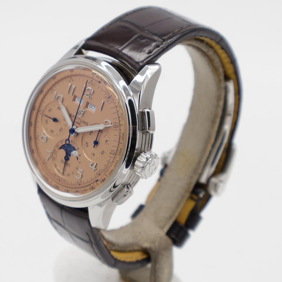 Breitling Premier Datora B25 42 Brown/Copper Dial Steel AB2510201K1P1 Strap - Image 5