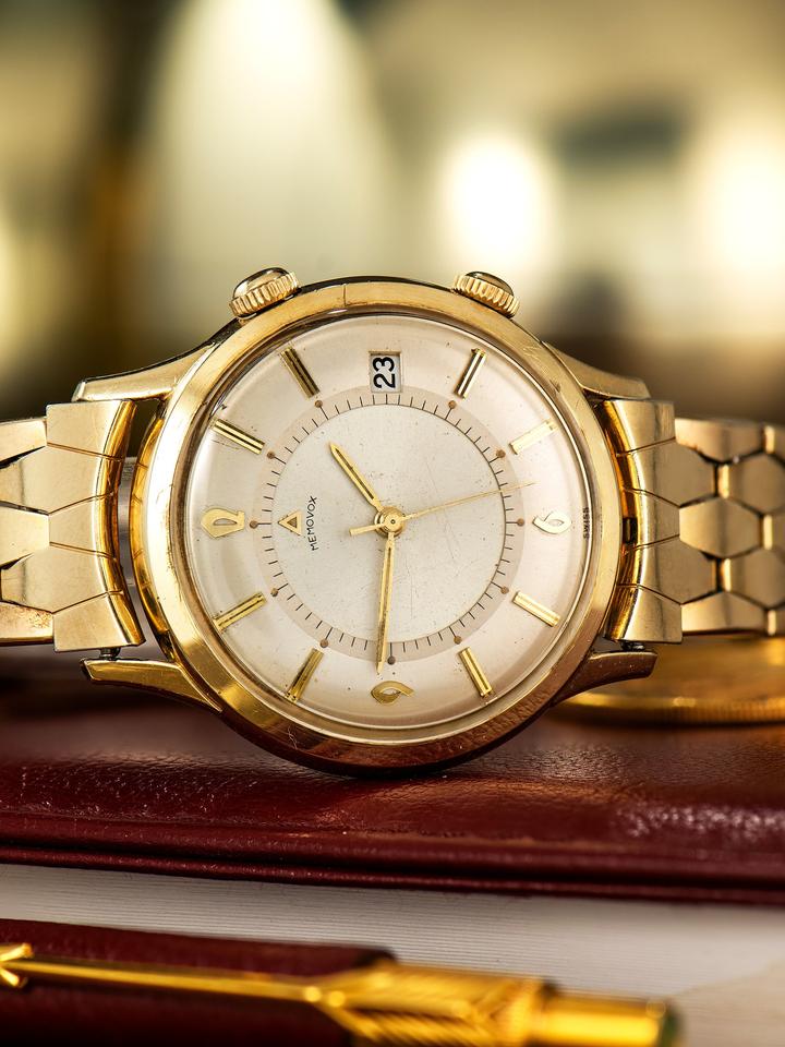 Jaeger-LeCoultre Memovox 2265 1960s Jaeger-LeCoultre Automatic Memovox Gold-Filled