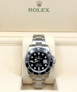 Alternative view of Rolex Submariner Date 116610LN 40mm Black Ceramic Bezel Stainless Steel