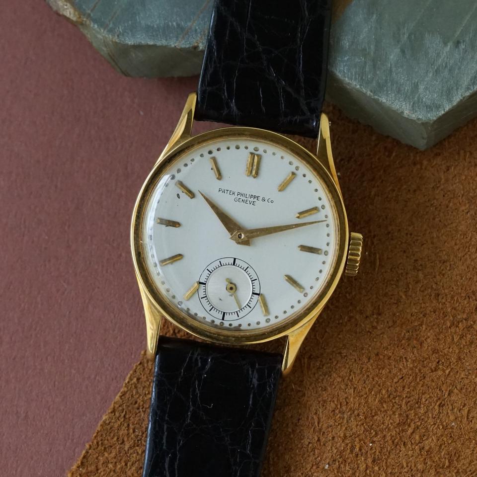 Patek Philippe Calatrava Vintage Calatrava 18k Yellow Gold 1940s - Image 4