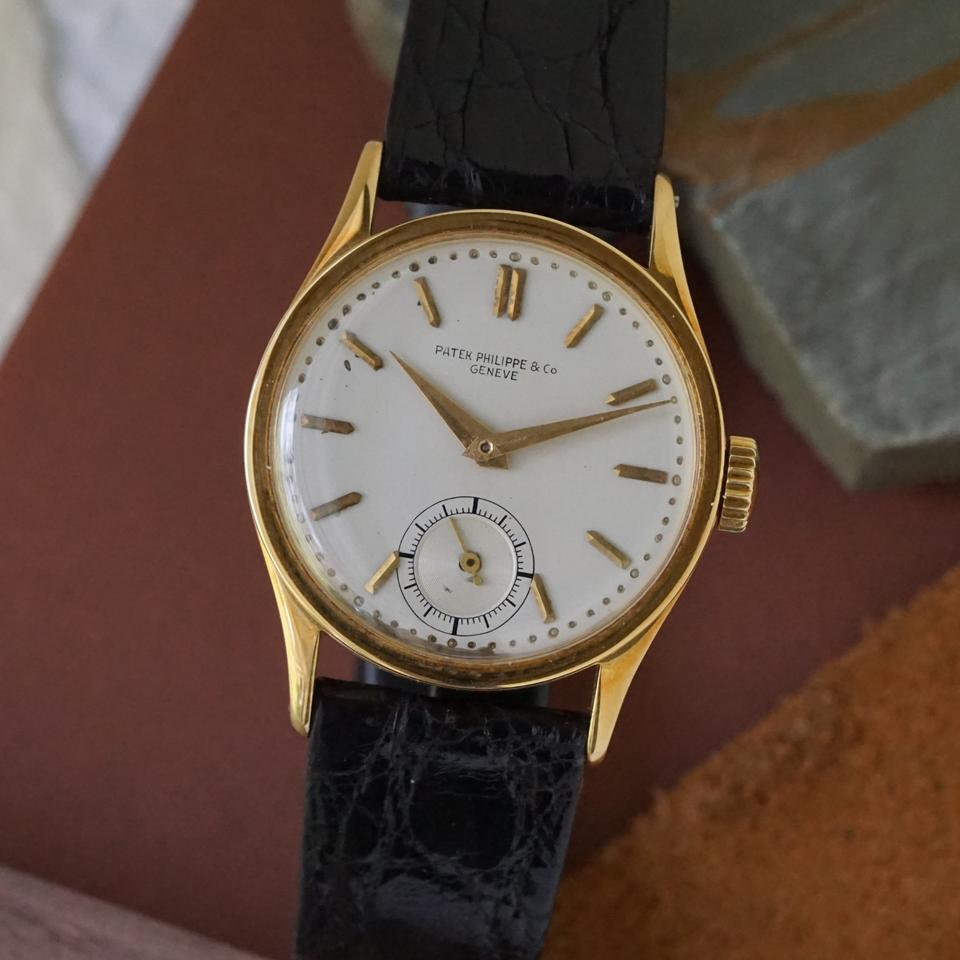 Patek Philippe Calatrava Vintage Calatrava 18k Yellow Gold 1940s