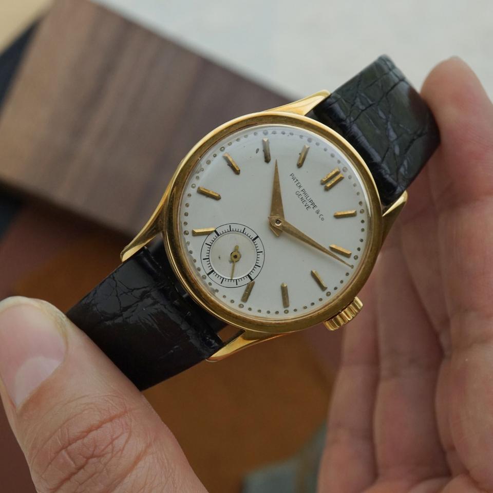 Patek Philippe Calatrava Vintage Calatrava 18k Yellow Gold 1940s - Image 5