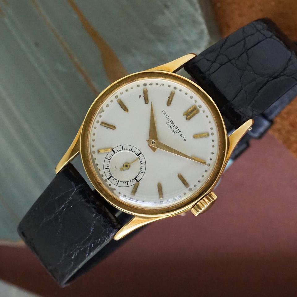 Patek Philippe Calatrava Vintage Calatrava 18k Yellow Gold 1940s - Image 6