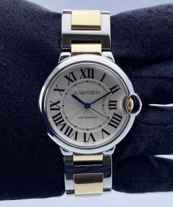 Alternative view of Cartier Ballon Bleu W6920047 Two-Tone Yellow Gold Watch Box Papers