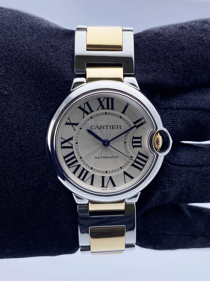 Cartier Ballon Bleu W6920047 Two-Tone Yellow Gold Watch Box Papers - Image 2