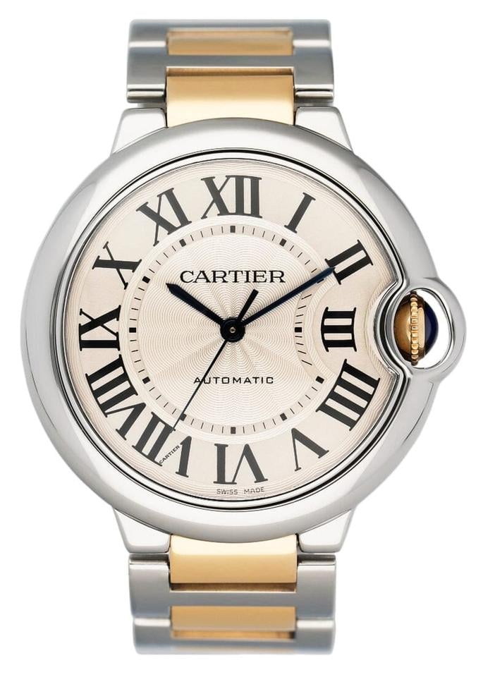 Cartier Ballon Bleu W6920047 Two-Tone Yellow Gold Watch Box Papers