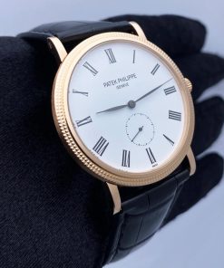 Alternative view of Patek Philippe Calatrava 5119R 18K Rose Gold Mens Watch