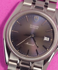 Tudor Monarch Purple Blue Patina Dial