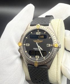 Alternative view of Breitling Aerospace Rare original “Navitimer” dial • tritium patina