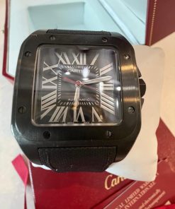 Alternative view of Cartier Santos 100 Full Set included inner/outer box
