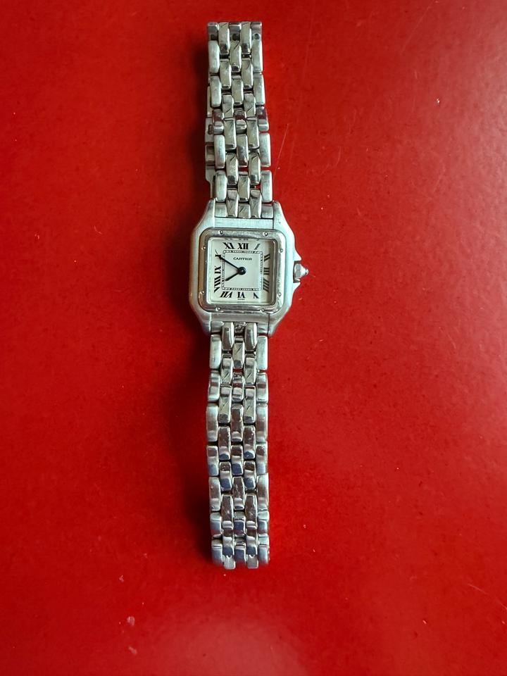 Cartier Panthère Stainless Watch Cartier Panthere Womens Vintage Small Watch - Image 4